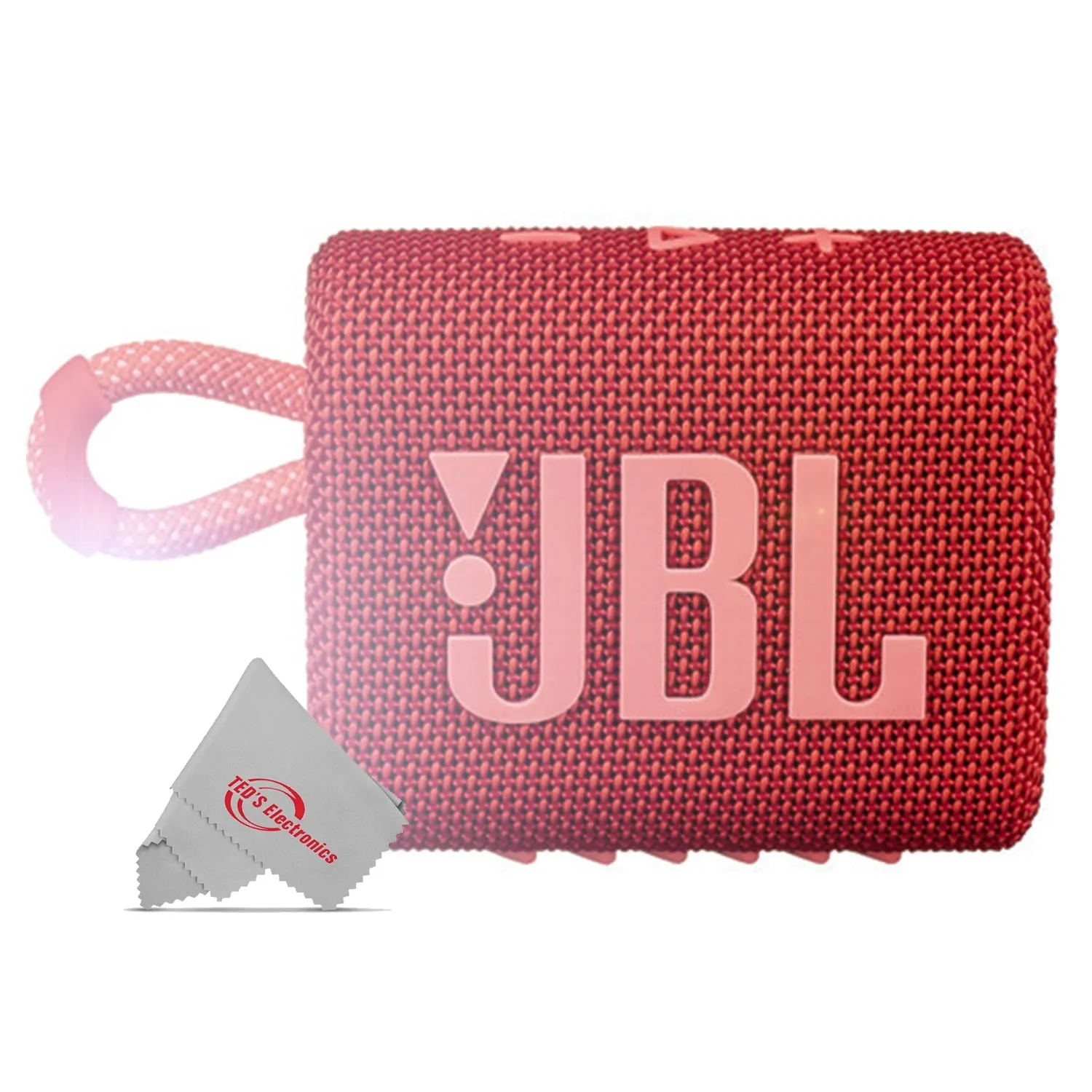 JBL Go 3 Portable Bluetooth Waterproof Speaker Red