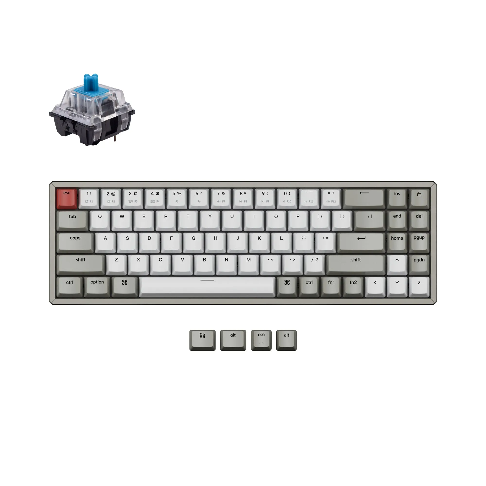 Keychron K14 Wireless Mechanical Keyboard(US ANSI Layout)