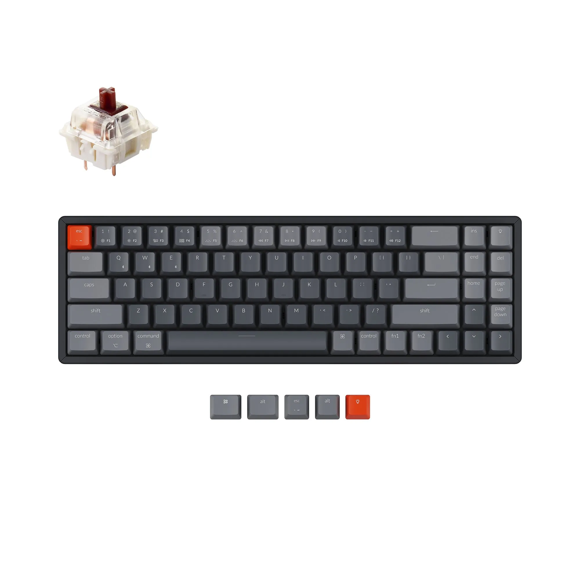 Keychron K14 Wireless Mechanical Keyboard(US ANSI Layout)