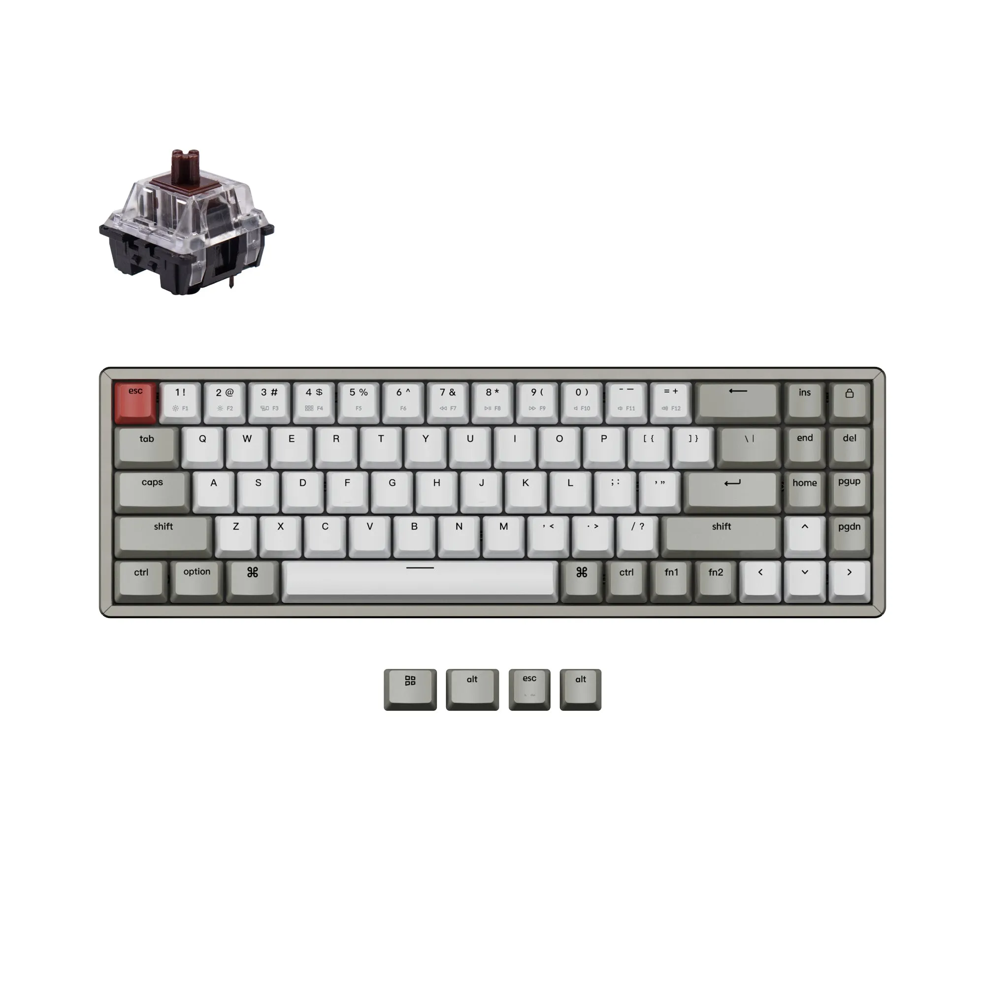 Keychron K14 Wireless Mechanical Keyboard(US ANSI Layout)