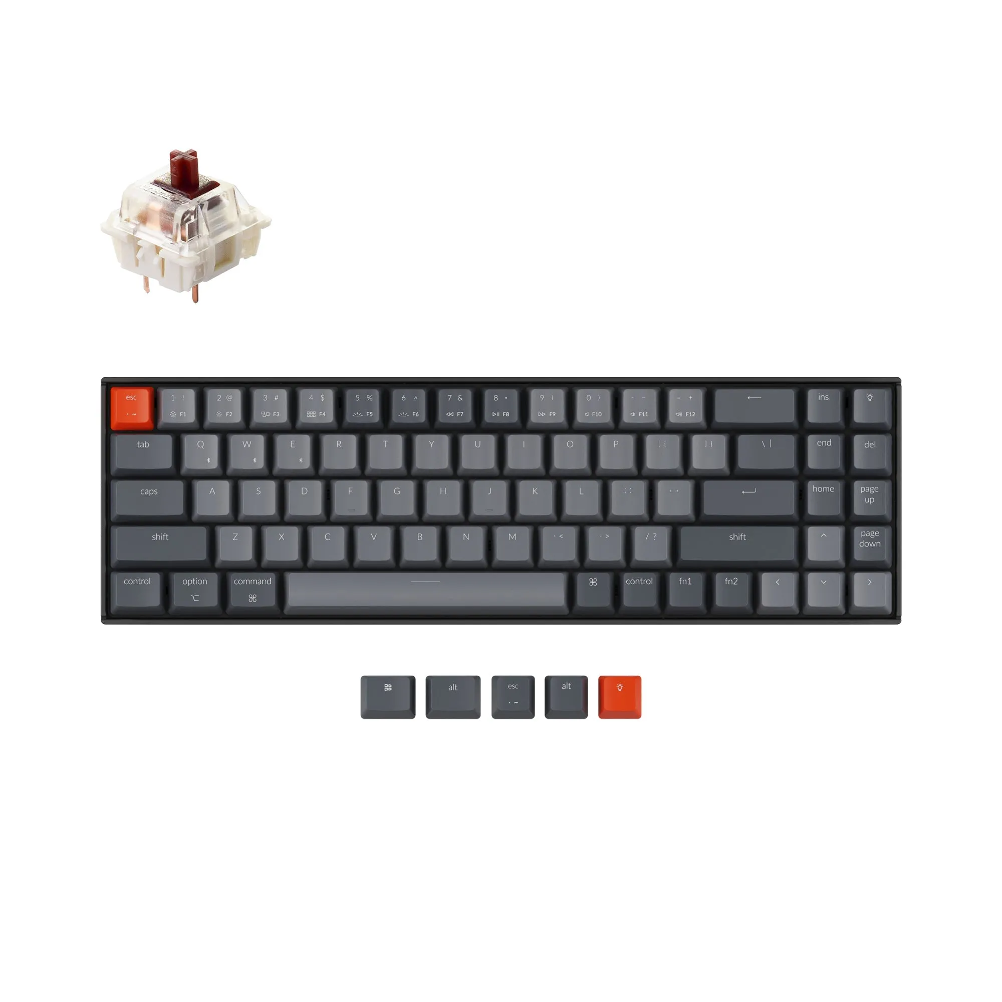 Keychron K14 Wireless Mechanical Keyboard(US ANSI Layout)