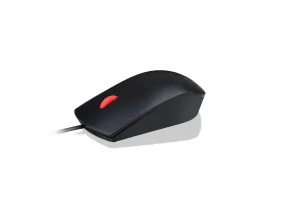 Lenovo Essential - Mouse - Right And Left-Handed - Optical - 3 Buttons - Wired - Usb - Black