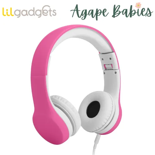 LilGadgets Connect  Wired Headphones for Children - Pink