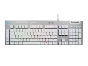 Logitech G813 RGB Mechanical Gaming Keyboard Clicky White Switch