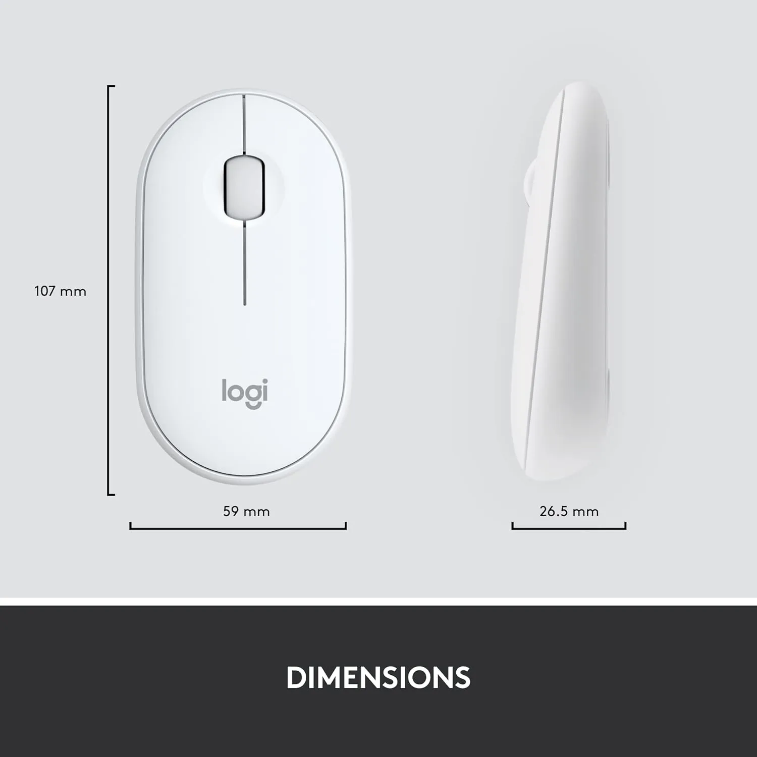 Logitech MK470 Slim Wireless Combo (English Version) - White 白色 920-009183 原裝行貨