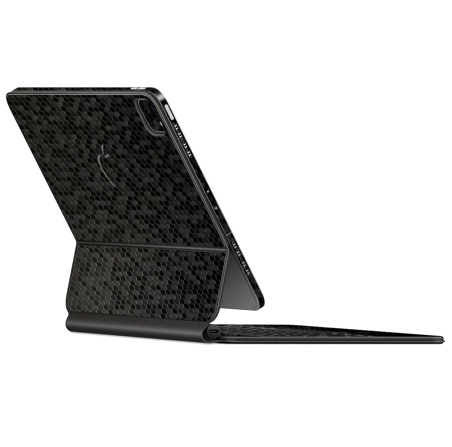 Magic Keyboard for iPad Pro 12.9" (Gen 3-4) LUXURIA BLACK HONEYCOMB 3D TEXTURED Skin