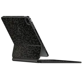 Magic Keyboard for iPad Pro 12.9" (Gen 3-4) LUXURIA BLACK HONEYCOMB 3D TEXTURED Skin