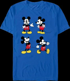 Mickey Mouse Poses Disney T-Shirt