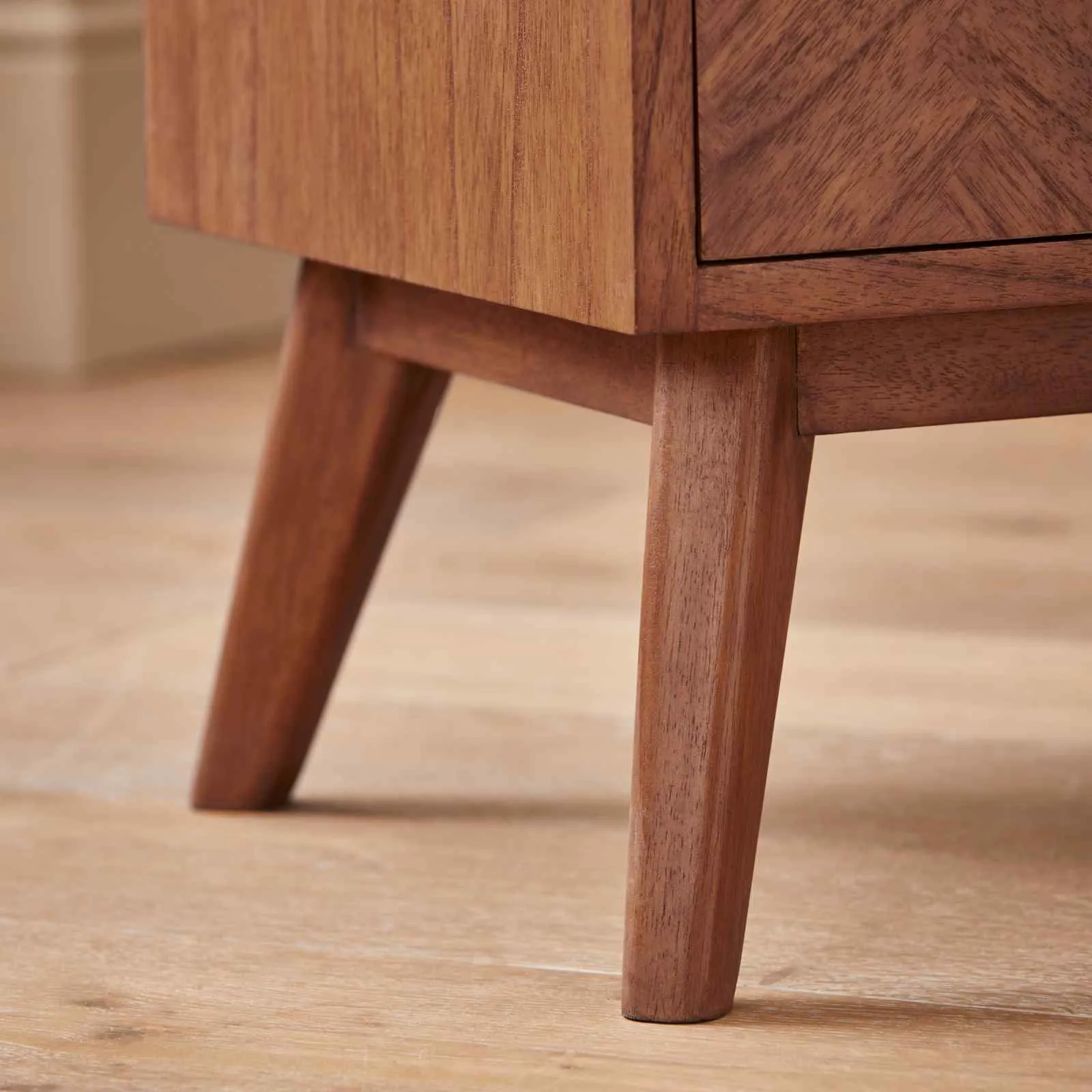 Mid Century Modern Parquet Sideboard