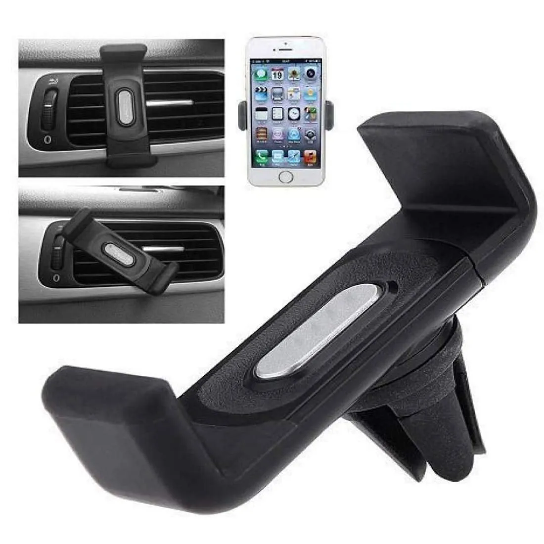 Mini Car AC Vent Universal Dashboard Mobile Holder with 360 Degree, Rotation Mobile Holder