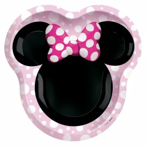 Minnie Mouse Forever 9in Shape Dinner Paper Plates 8ct.