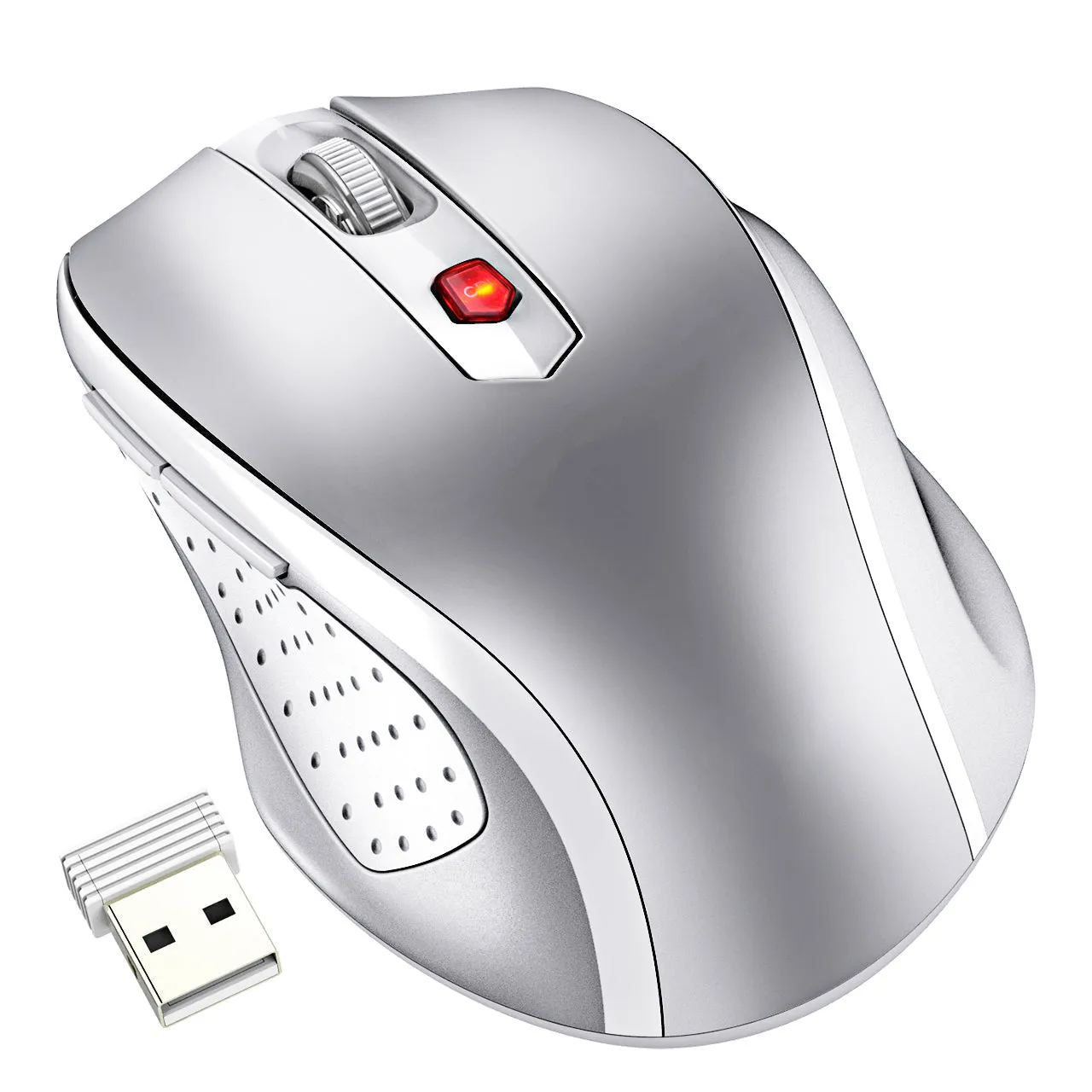 MM057 2.4G Wireless Mouse Optical Mice with USB Receiver