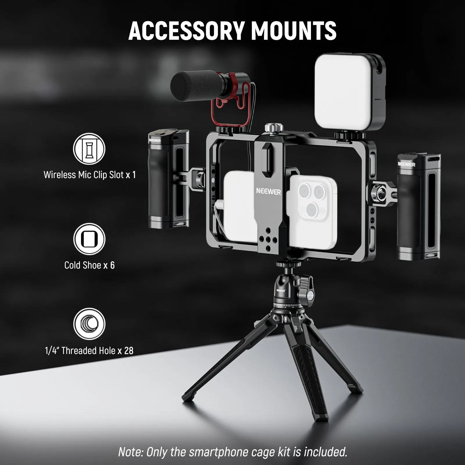 NEEWER PA009E Universal Phone Cage Video Rig