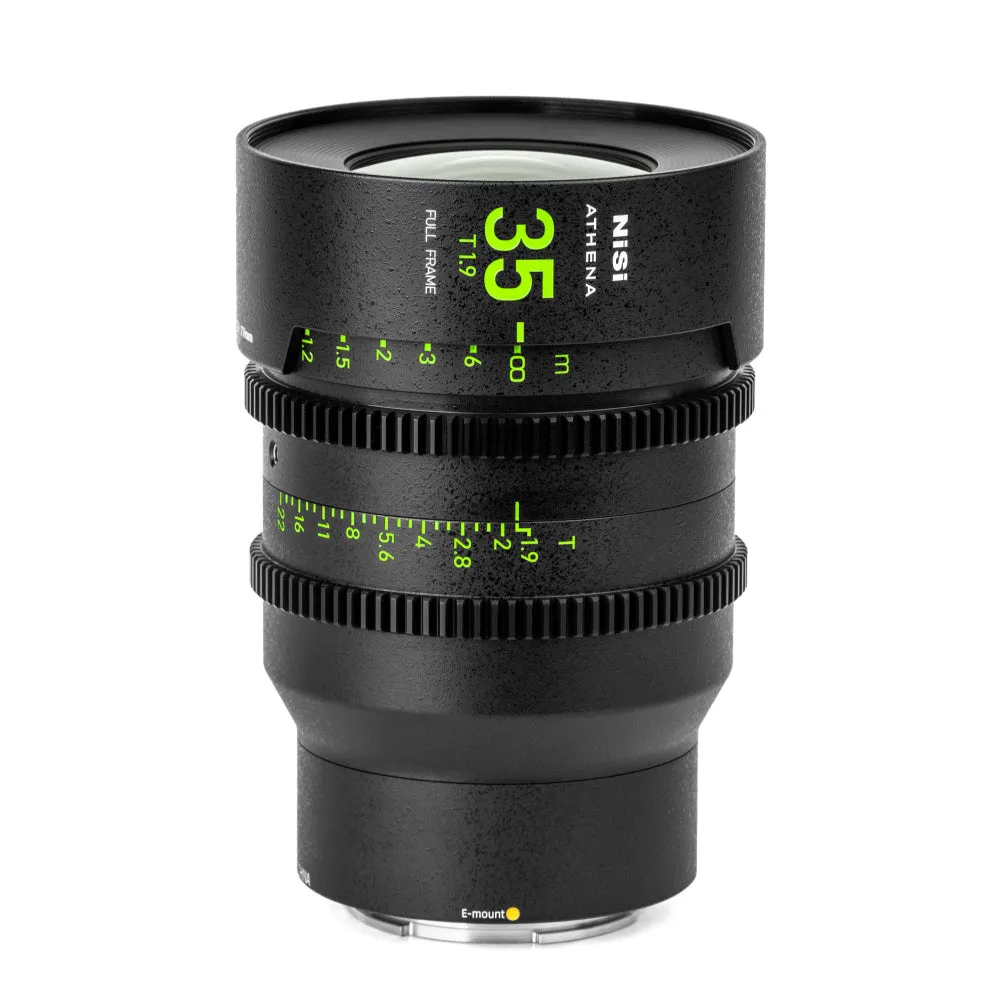 NiSi ATHENA PRIME Full Frame Cinema Lens (E Mount | No Drop In Filter)