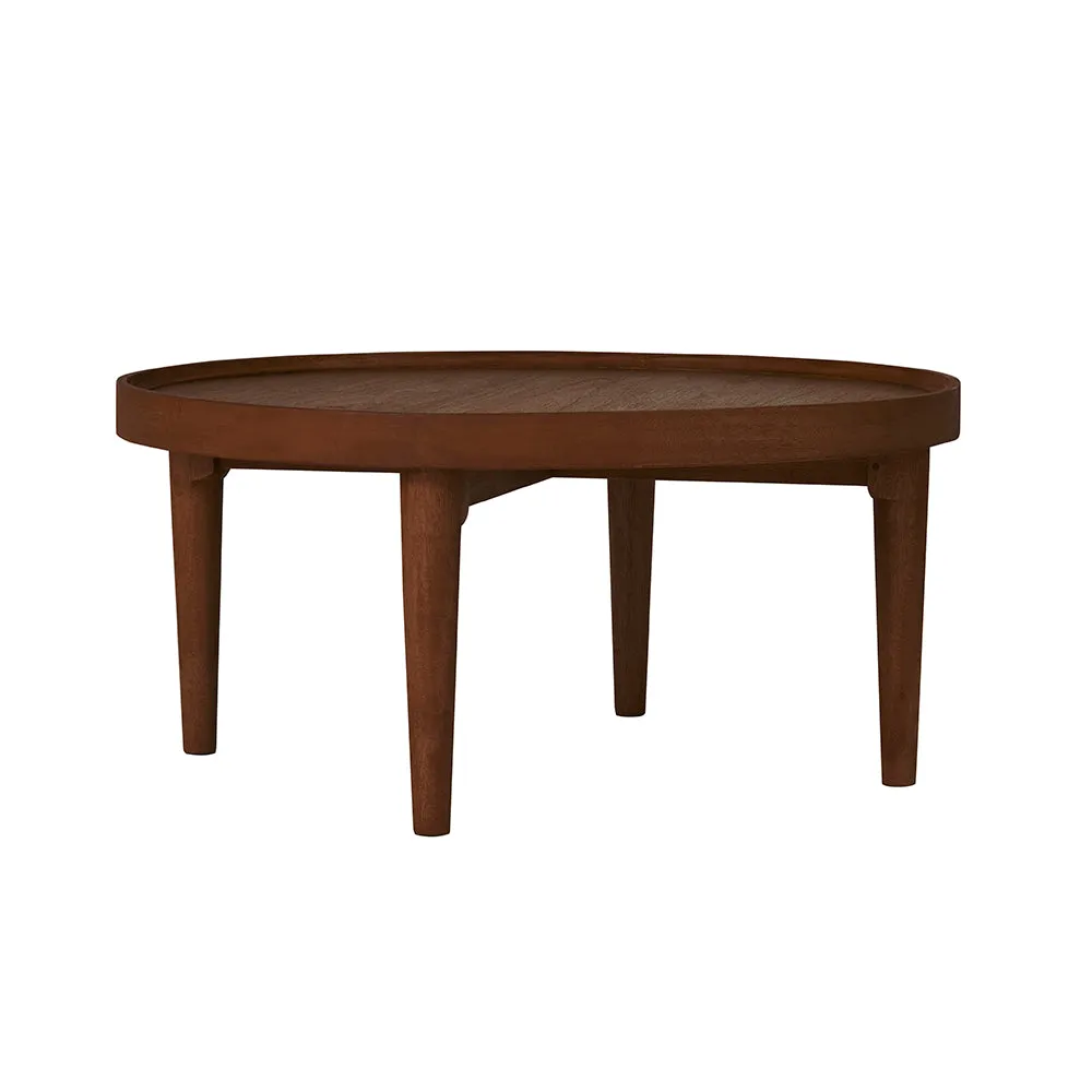 Norway Walnut Round Coffee Table