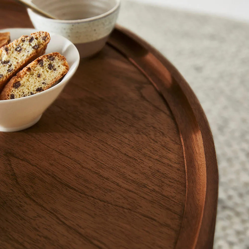 Norway Walnut Round Coffee Table