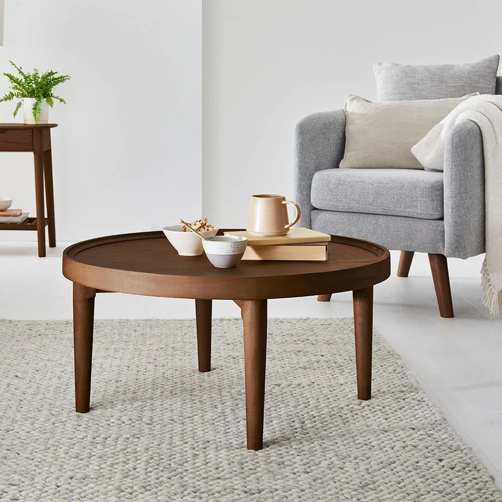 Norway Walnut Round Coffee Table