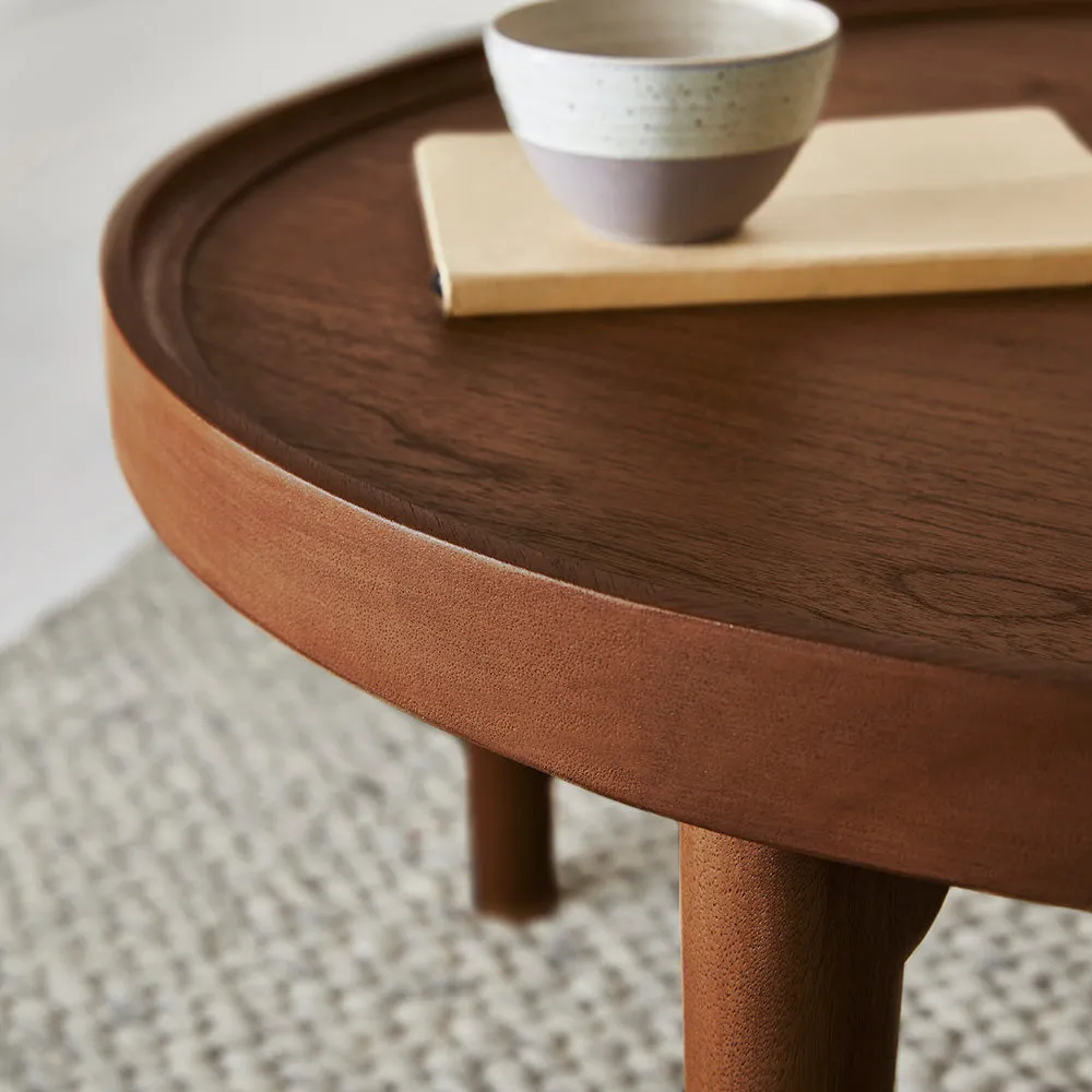 Norway Walnut Round Coffee Table