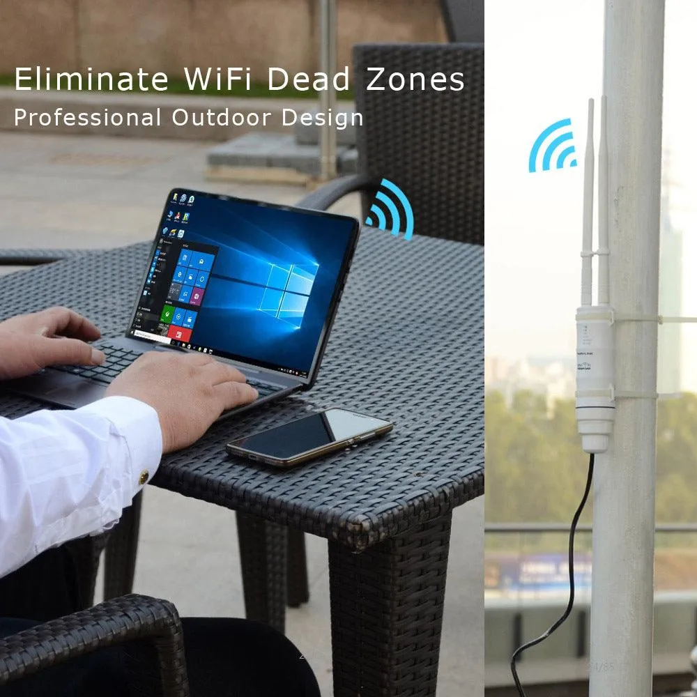 Omnidirectional Outdoor Wireless LAN Access Point/Repeater/Router AC600