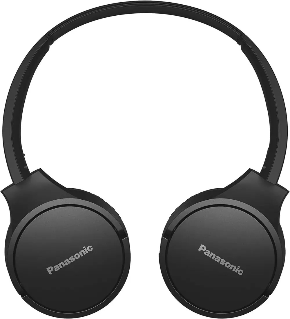 Panasonic RBHF420BEK Bluetooth On-Ear Headphones, Voice Control, Wireless, Up to 50 Hours Battery Life - Black