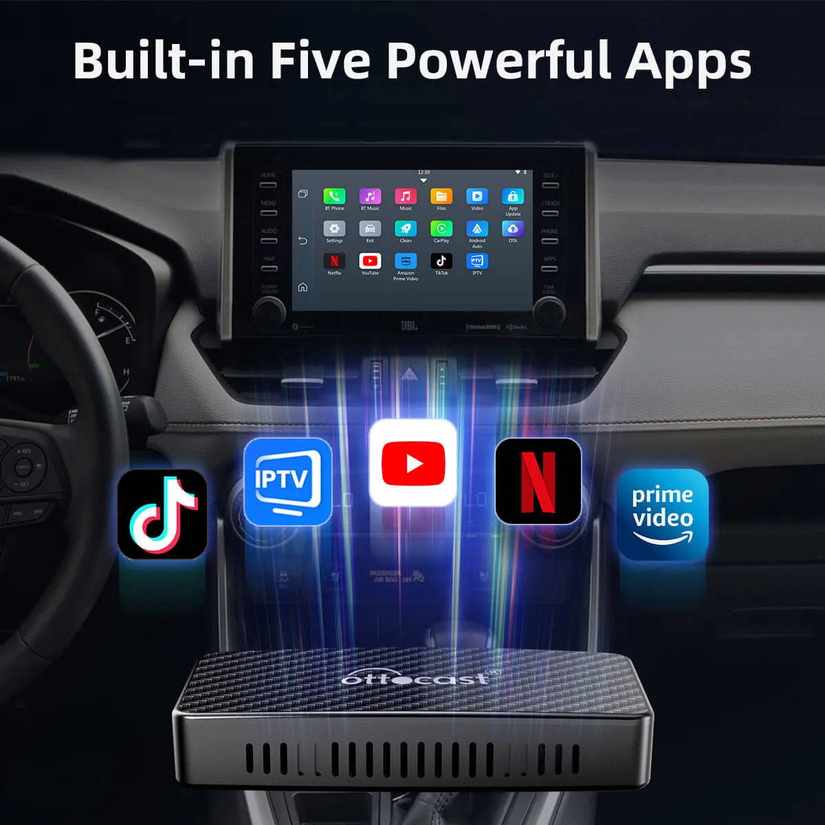 Play2Video Pro Wireless CarPlay/ Android Auto All-in-one Adapter