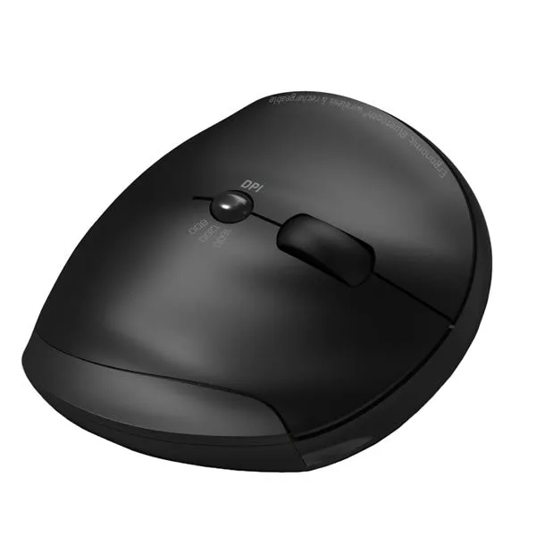 Port Connect Wireless Rechargeable Ergonoc Mouse Bluetooth – Black