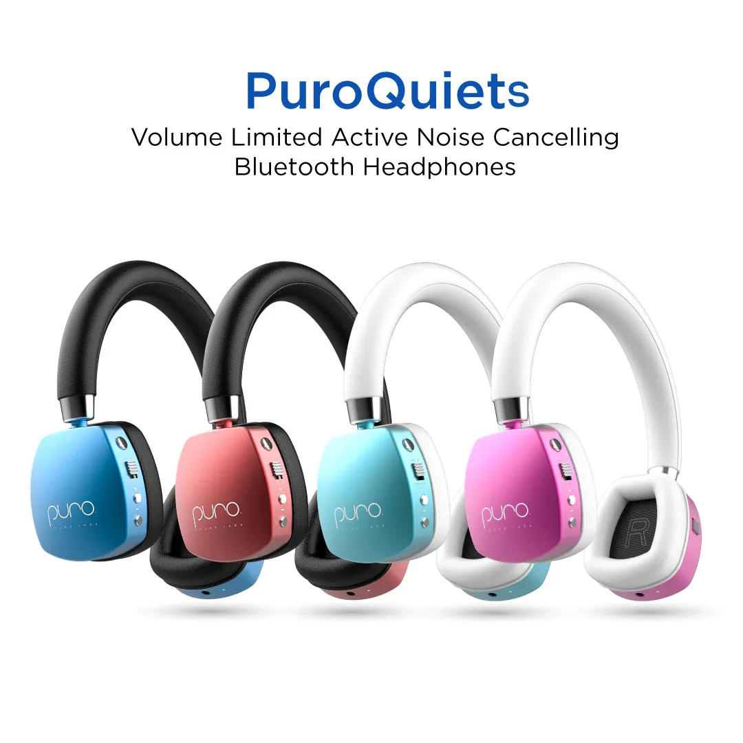 PuroQuiets Active Noise Cancelling Headphones-Built in Mic