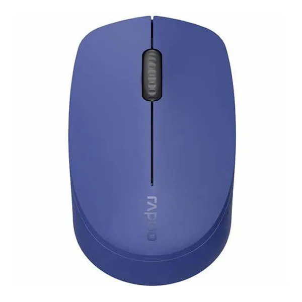 Rapoo M100 Silent Wireless Optical Mouse - Light Blue