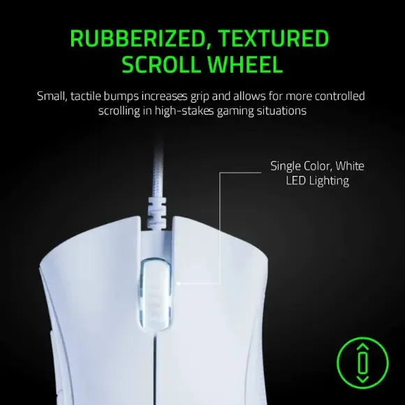 Razer DeathAdder Essential Gaming Mouse - Mercury White