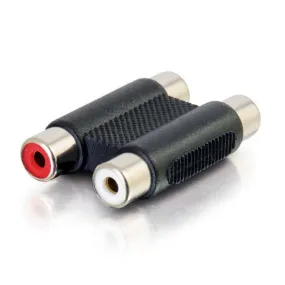 RCA Stereo Audio Female / Female Coupler