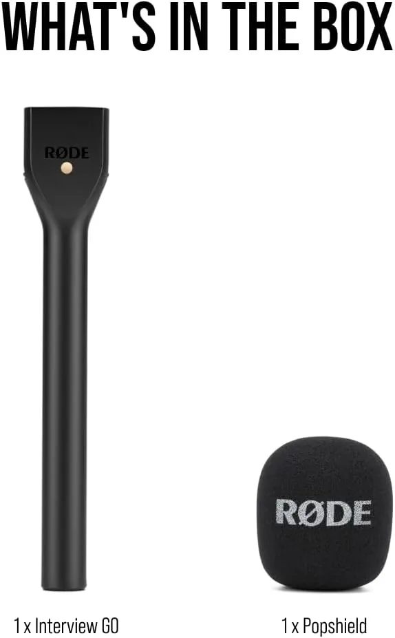 RØDE Interview GO Handheld Adapter for Wireless GO Microphone System