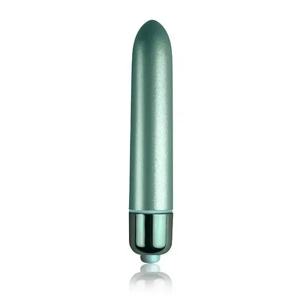 Rocks off Green Waterproof Mini Bullet Vibrator with 10-functions