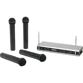 Samson Stage v466 Quad Vocal VHF Handheld Wireless System