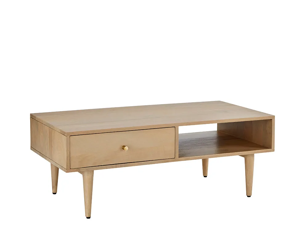 Scandinavian Oak Oslo Storage Coffee Table