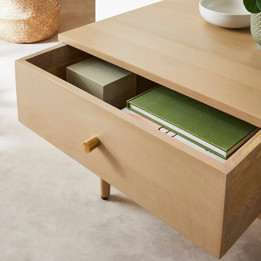 Scandinavian Oak Oslo Storage Coffee Table