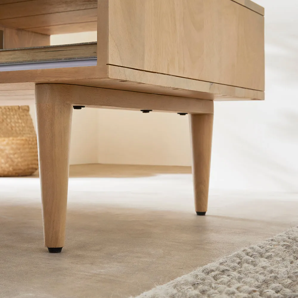 Scandinavian Oak Oslo Storage Coffee Table