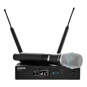 Shure QLXD24/Beta87C Wireless Handheld Microphone