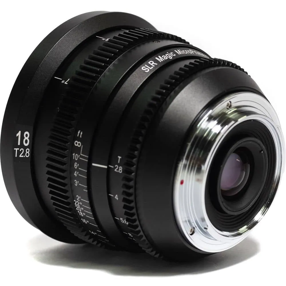 SLR Magic MicroPrime Cine 18mm T2.8 Lens (Micro Four Thirds Mount)