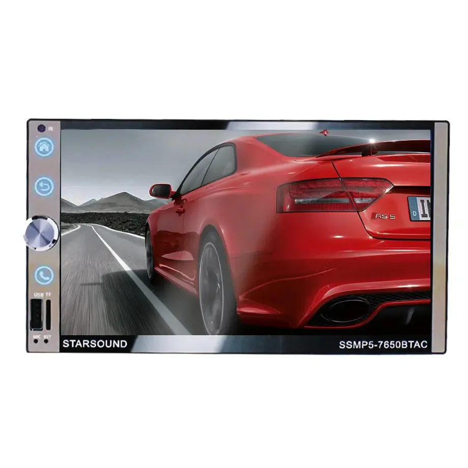 Star Sound SSMP5-7650BTAC 7 Inch - MP5 Media Player With Apple Carplay & Android Auto