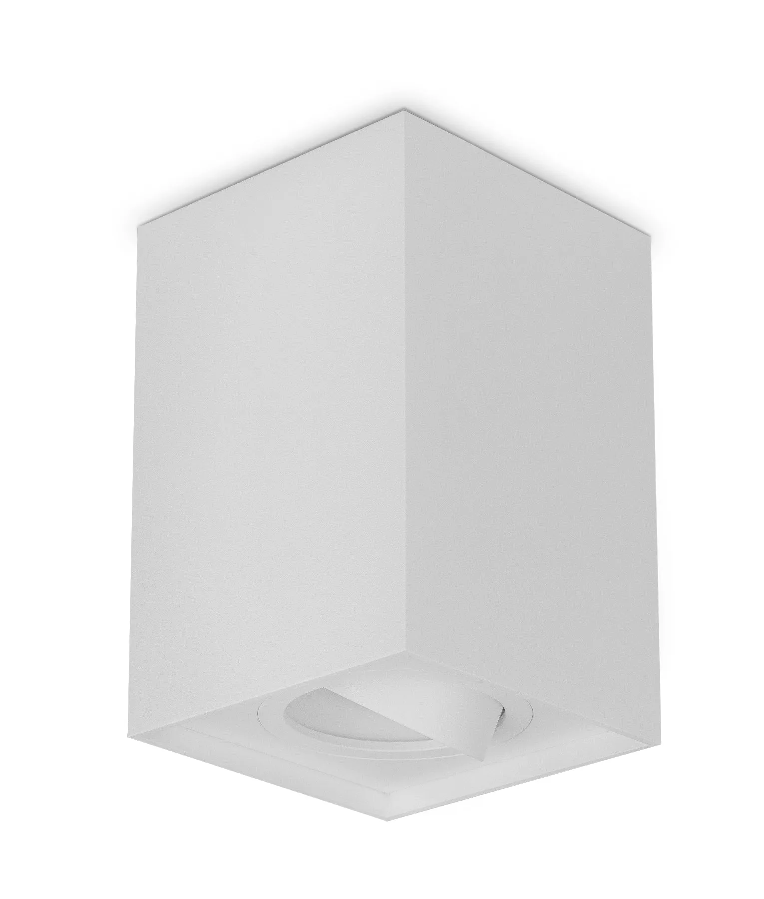 SURFACE: GU10 Square Gimbal Surface Mounted Ceiling Downlights