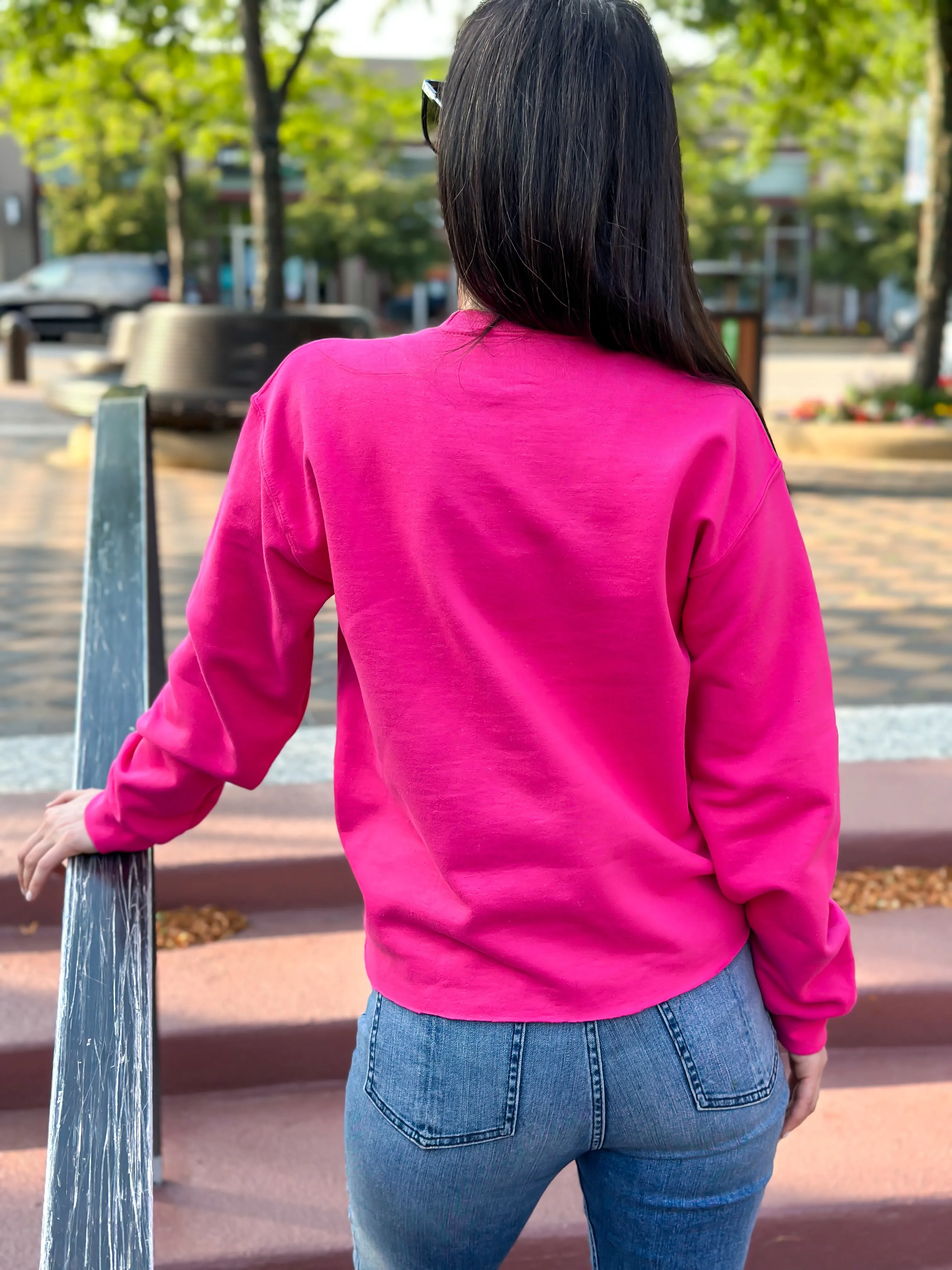 Sweatshirt, Crewneck Pink, Love Repeater