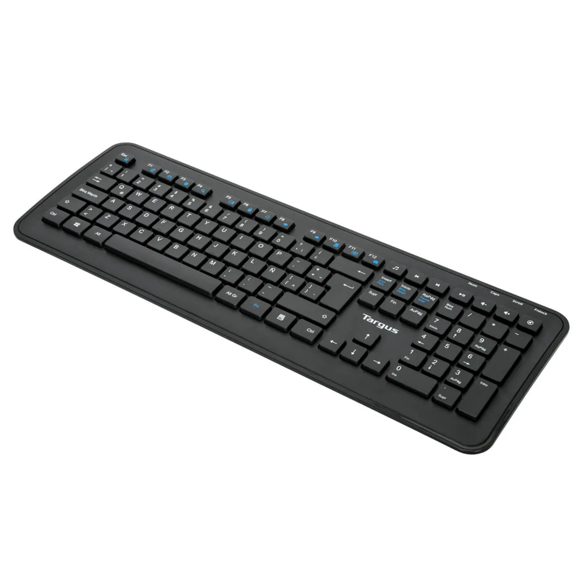 Targus® KM610 Wireless Keyboard and Mouse Combo - Black (Spanish)