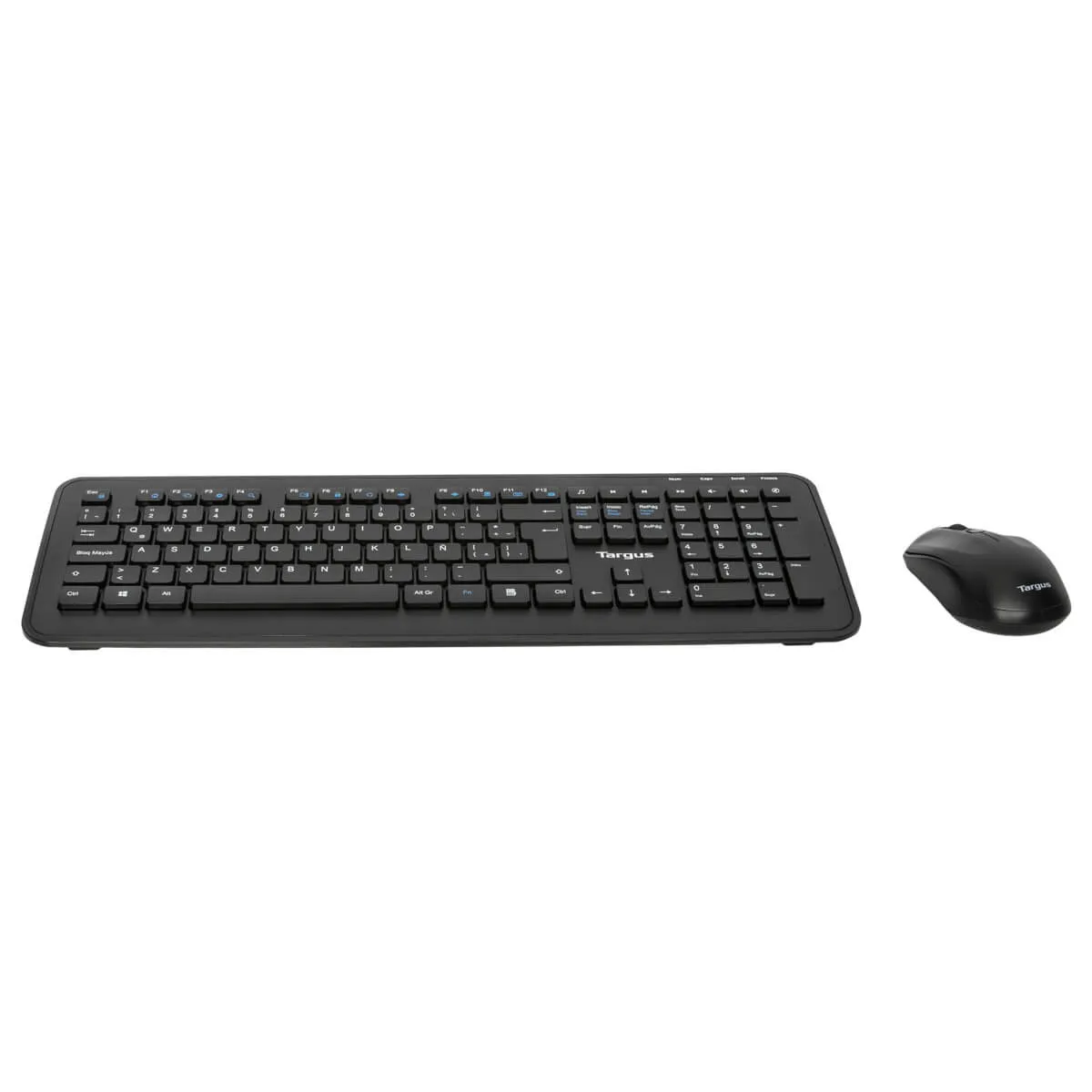 Targus® KM610 Wireless Keyboard and Mouse Combo - Black (Spanish)