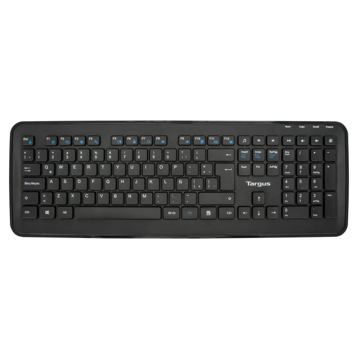 Targus® KM610 Wireless Keyboard and Mouse Combo - Black (Spanish)