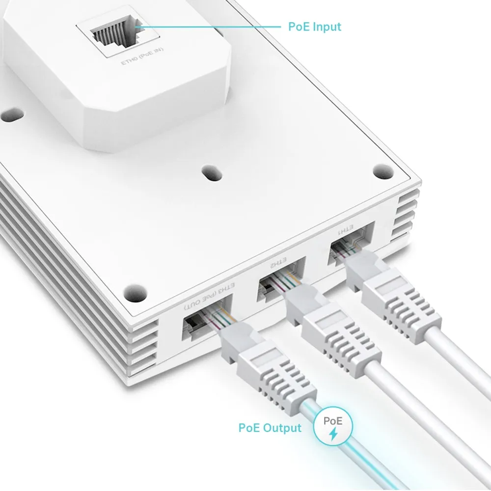 Tp-Link Omada Eap655-Wall V1 - Wireless Access Point - Wi-Fi 6 - Cloud-Managed