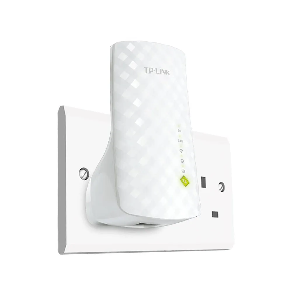 Tp-Link Re200 Ac750 Universal Dual Band Range Extender, Wi-Fi Extender Plug And Play