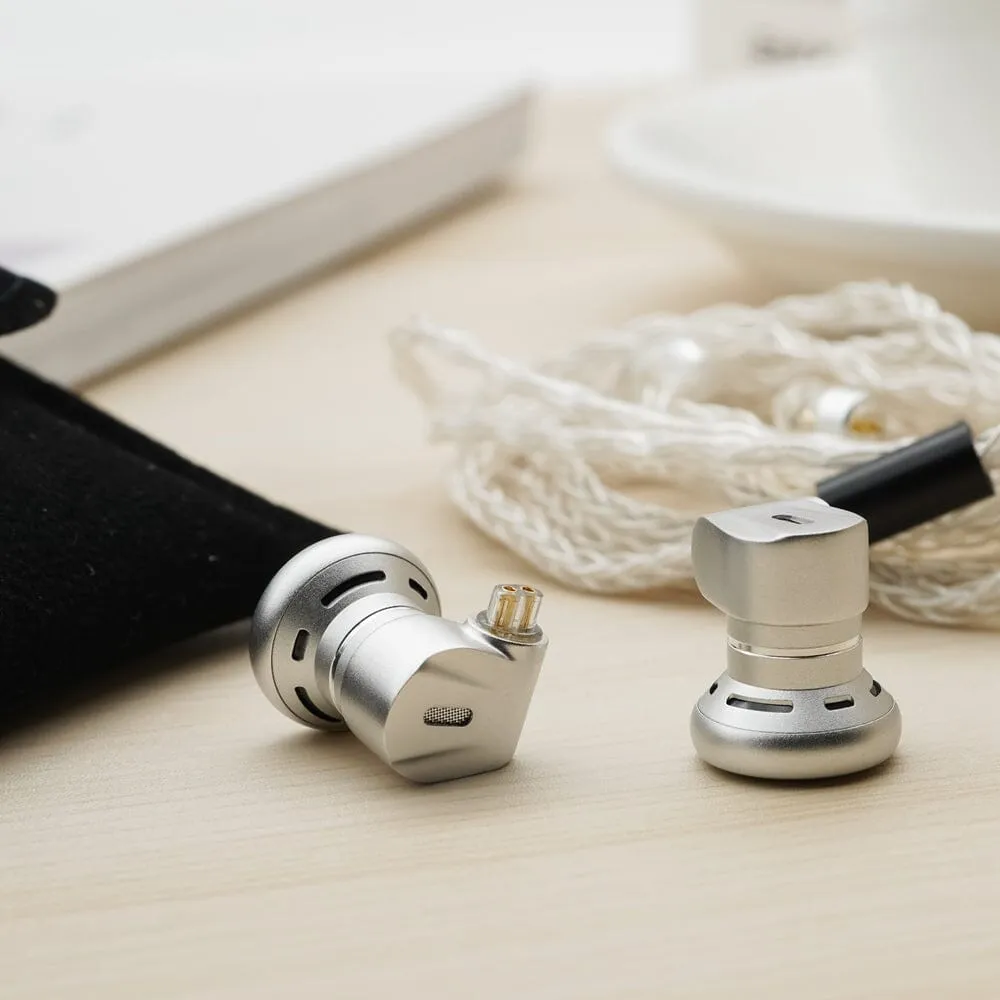 TRN EMX New Flagship Audiophile Dynamic Driver Flat Head Earphones