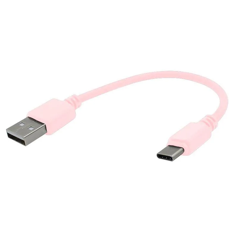 Type-C Charging and Communication Cable 3A Compatible Mesh 10cm