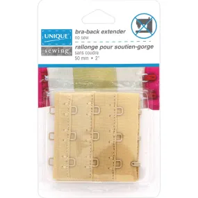 UNIQUE SEWING Bra-Back Extender Beige - 50mm / 2"