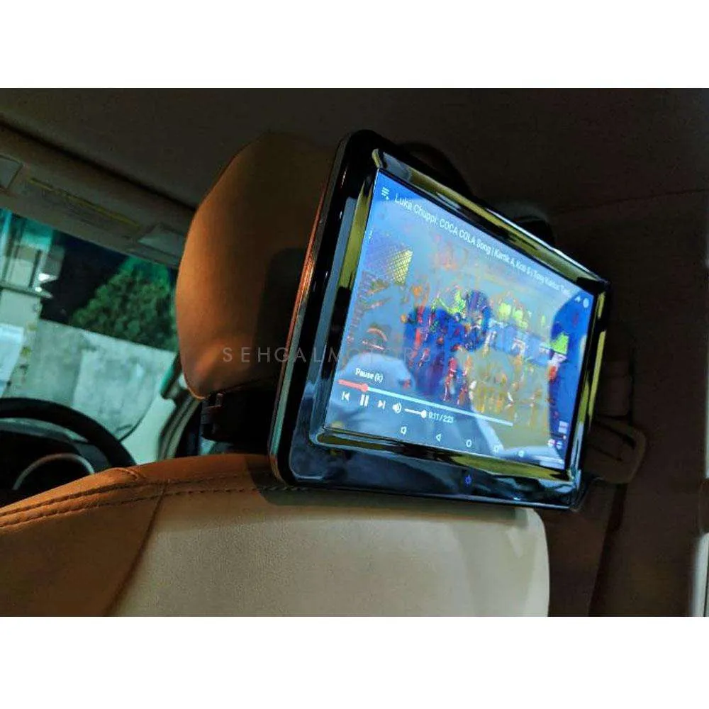 Universal Headrest Android LCD Black 10.1 Inches  - Pair - Maximus Octa Core Ultra Thin Multimedia IPS Display System